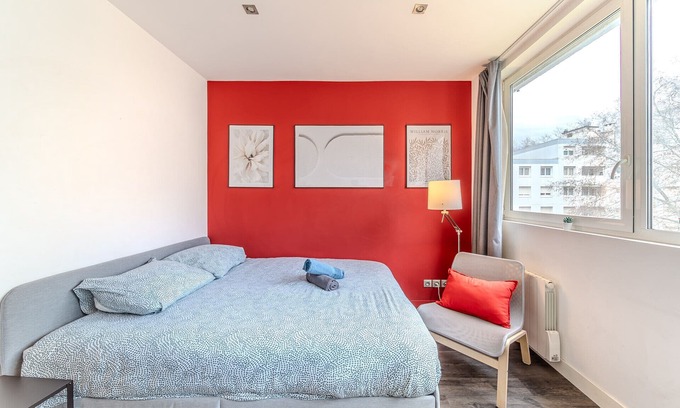 6th Arrondissement Apartment | Studio proche tête d'Or 2 personnes Villeurbanne