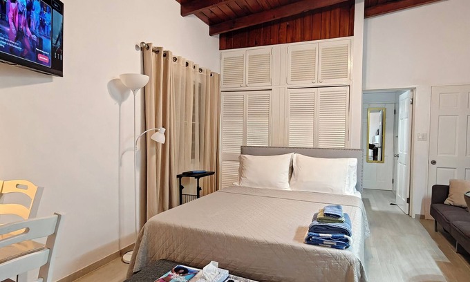 St. John's Apartment | Studio w/seaview. Near Beach. On-site car rental.