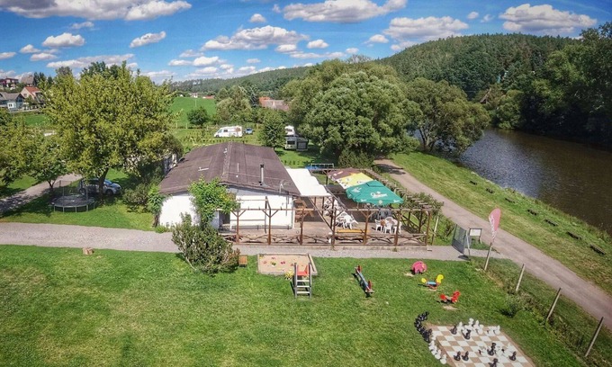 Tyn nad Vltavou House | Stunning private villa for 4 guests with WIFI, A/C, terrace and pets allowed