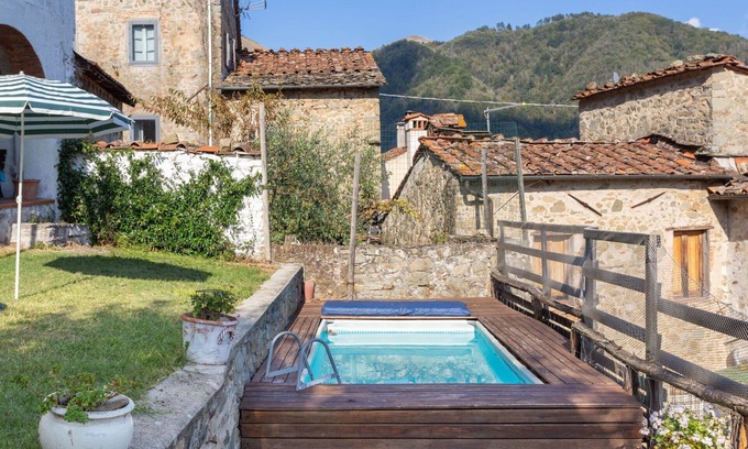 Bagni di Lucca Villa | Stunning private villa with private pool, WIFI, sauna, TV, terrace, pets allowed and panoramic v.