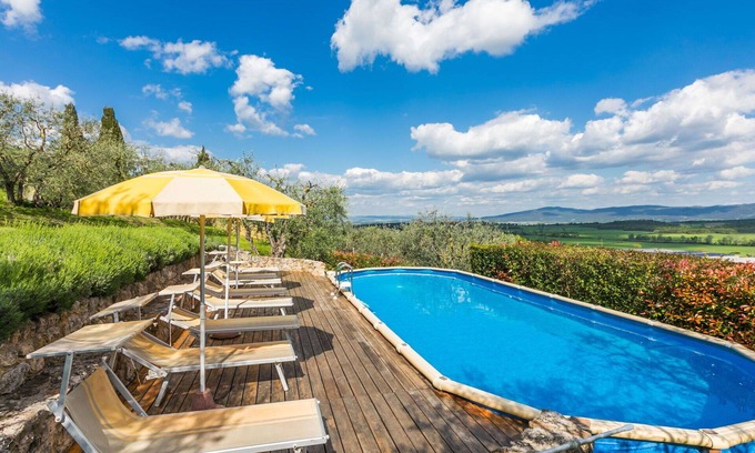 Lucciana House | Stunning private villa for 8 people with WIFI, private pool, TV, terrace and pets allowed