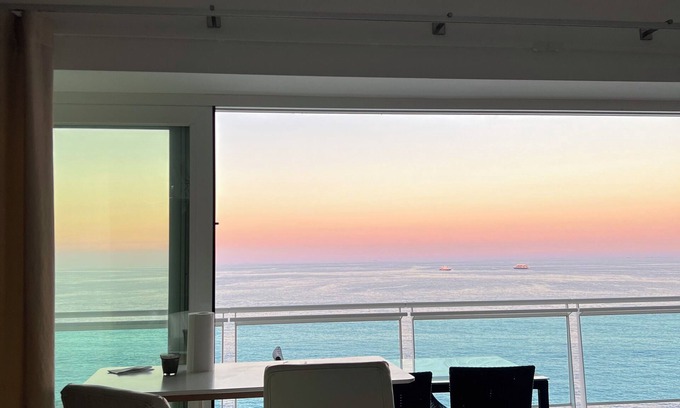 Madliena Apartment | Stunning sea views, best location, on sea front, pool & fitness