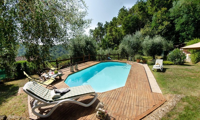 Massa e Cozzile Villa | Stunning villa for 5 guests with private pool, WIFI, TV, veranda and pets allowed