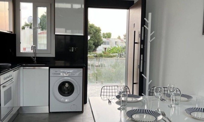 Gastria Apartment | Stylish one-bedroom apartment in a beachfront resort in Bogaz