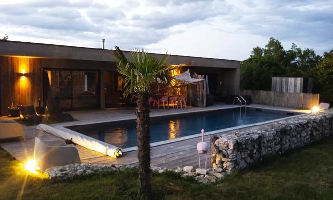 Saint-Aignan Bed & Breakfast | Suite contemporaine et spa privatif