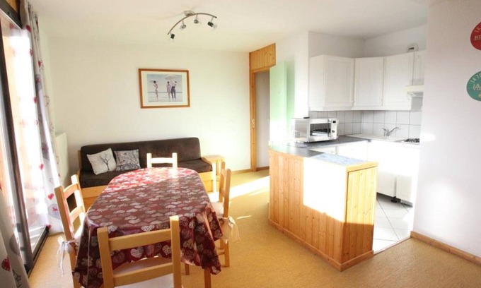La Toussuire Apartment | Sunny Apartment Near Slopes, Shops, Balcony, Sleeps 5