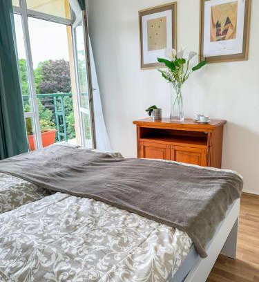 Prague 4 Apartment | Sunny Flat with Terrace & Park View Near City Centre