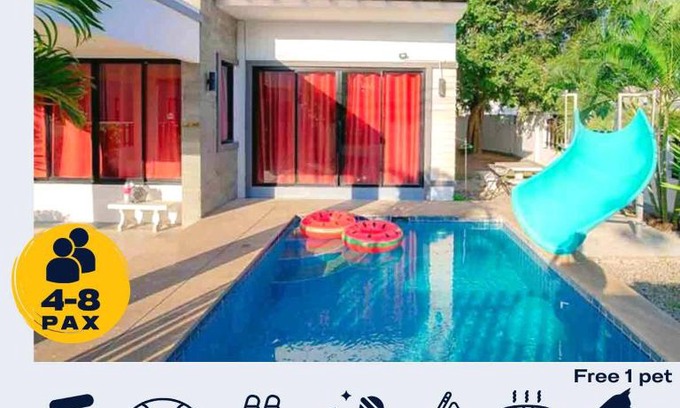 Hua Hin Villa | Sweet Party Hua-Hin Private Poolvilla From beach 3km