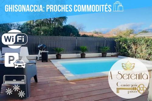 Ghisonaccia Apartment | "T3 Filetta" Piscine privée & proche commerce