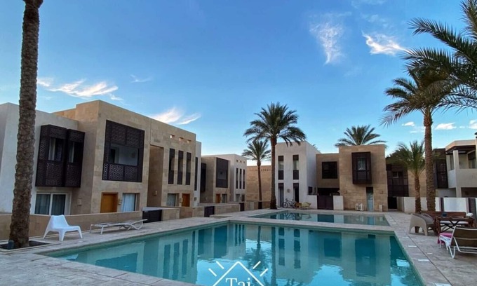 El Gouna Apartment | Taj Home, Scarab ground floor pool view 2BR. 6 minuts to Marina