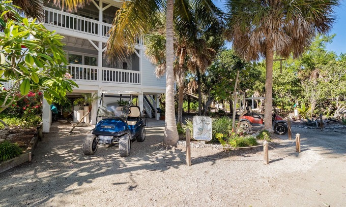 North Captiva House | TARPON COVE - Coastal island home on a golf cart only private island