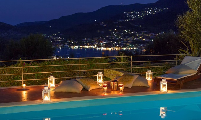 Vathy Villa | The Bay House - Two Bedroom Villa, Sleeps 4