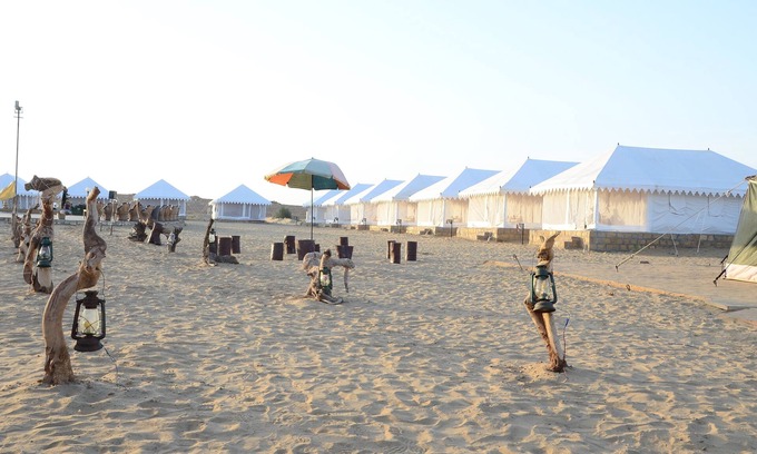 Kanoi RV Rental | The Chirag Desert Camp Sam Sand Dunes