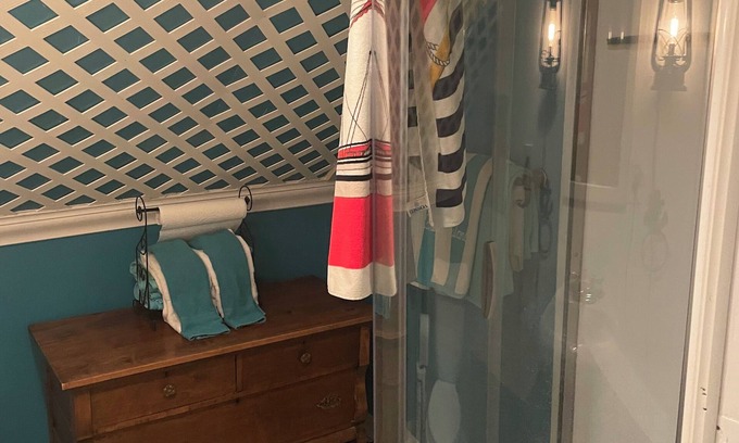 Manistee Bed & Breakfast | The Mackinaw Suite, Private entrance, Fully Furnished, King Bed, 1861 Victorian