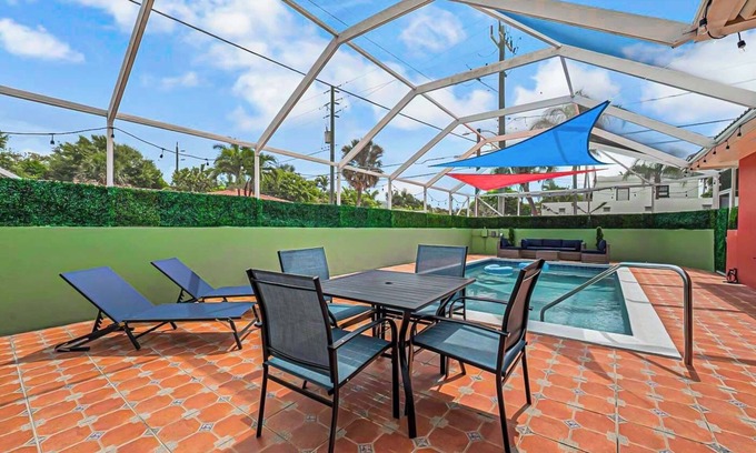 Parrot Cove House | The Sun Sail Retreat - Spacious Home w/Private Pool, 1 Mile to Beach, Walk DT!