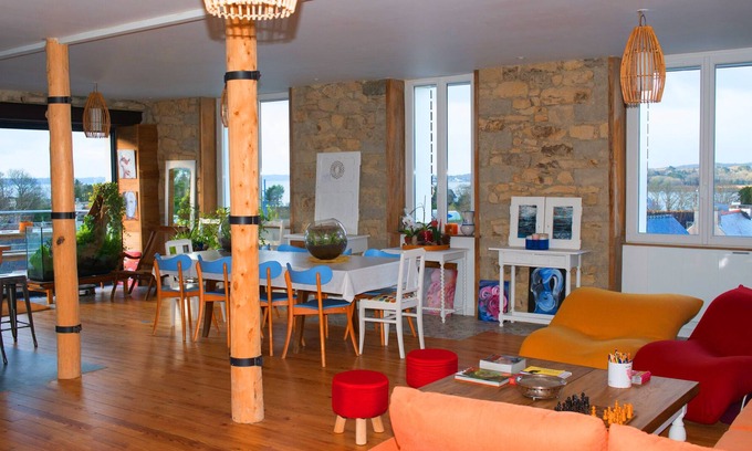 Loperhet House | The terrace facing the sea
