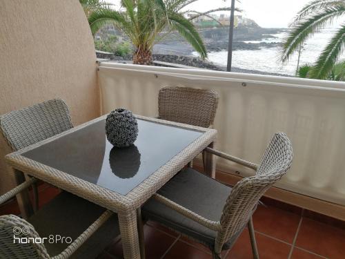 Garachico Apartment | The terrace on the sea