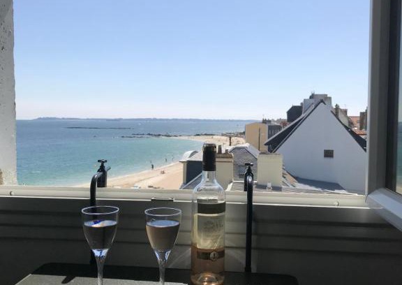 Larmor-Plage Apartment | Très bel appartement avec 2 superbes vues mer