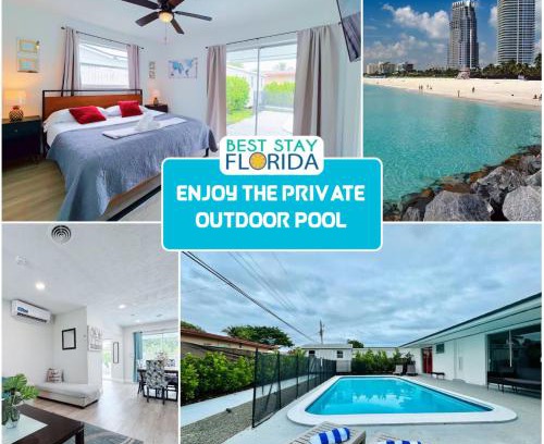 Fort Lauderdale House | Tropical Villa Pool, Garden, Near Las Olas