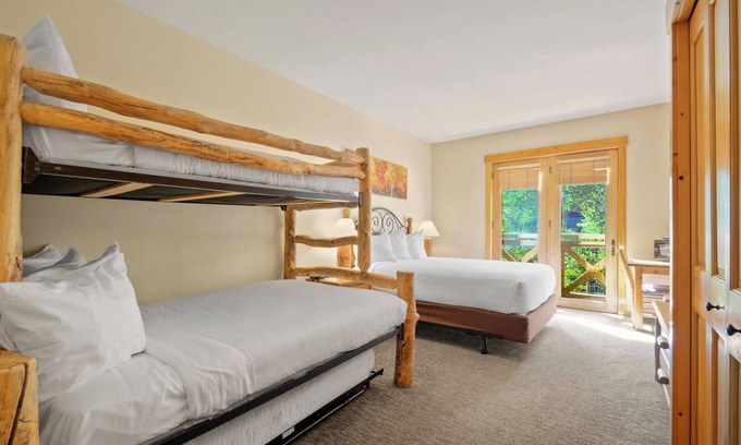 Copper Mountain Village Apartment | Tucker Mountain Hotel Style Room with 2 Beds #209A by RedAwning