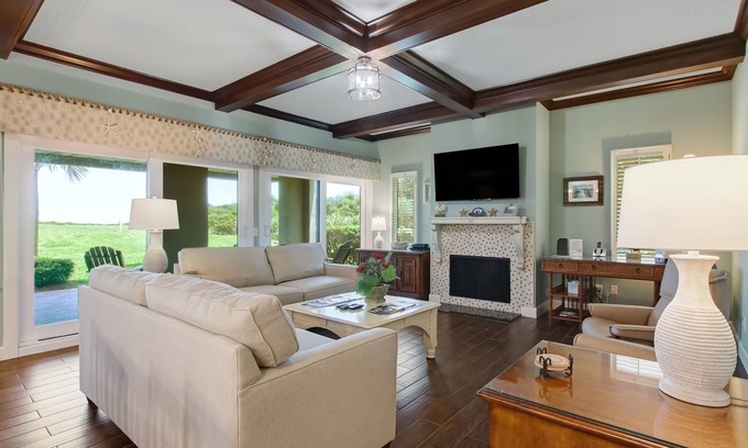 Fernandina Beach Condo | Turtle Dunes Oceanfront Ground Floor 3br/3ba