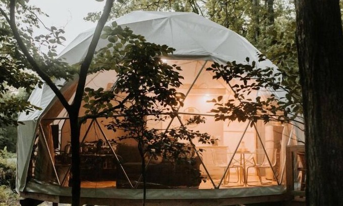 Pittman Center RV Rental | Unique Glamping Dome Stay!