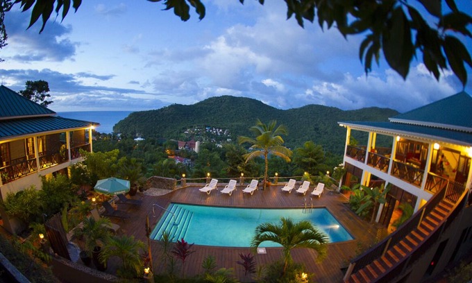 Marigot Bay Villa | Upper Level apartment overlooking Marigot Bay
