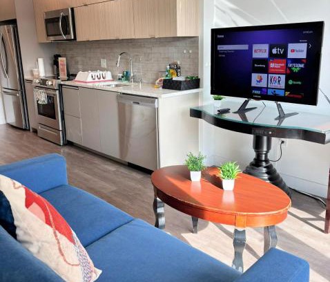 Pico-Union Apartment | Urban Gorgeous Hollywood Living with rooftop views and BBQ, GYM