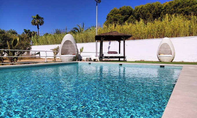 Playa de San Juan Villa | Villa '30 People, Pool, Disco,10 Min Beach' with Mountain View, Wi-Fi and Air Conditioning