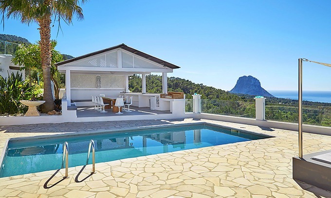 Sant Josep de sa Talaia Villa | Villa Ariel with private pool and sea view