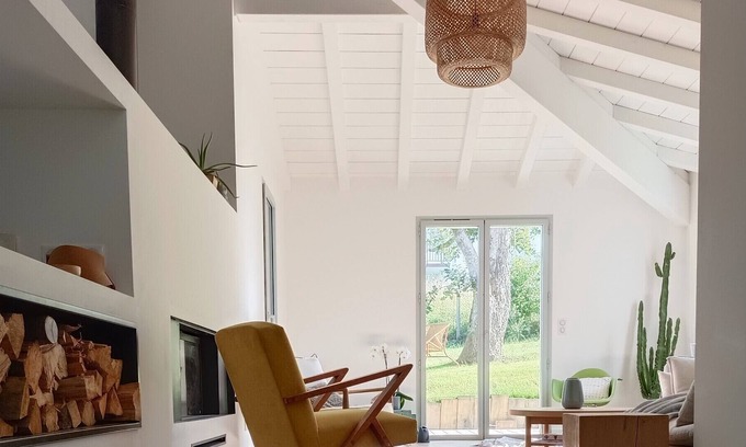 Arbonne Villa | Villa Basque D'architecte Nature et Calme, 10min de L'océan. Détente/reconnexion