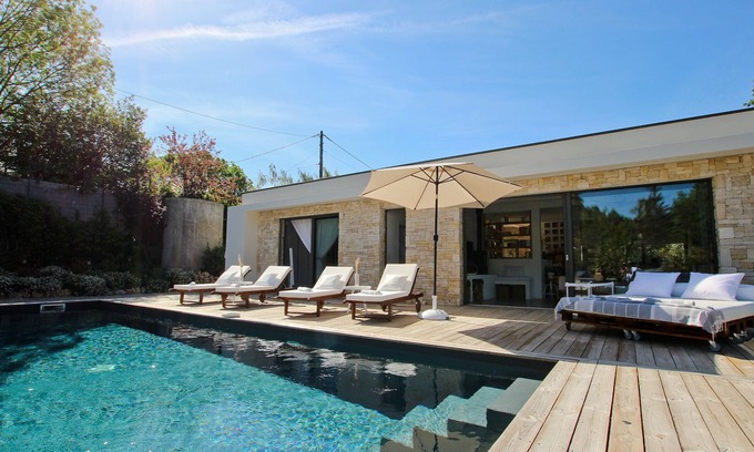 Plaine de la Brague Villa | Villa Bioclimatique 6 bedrooms - Private pool