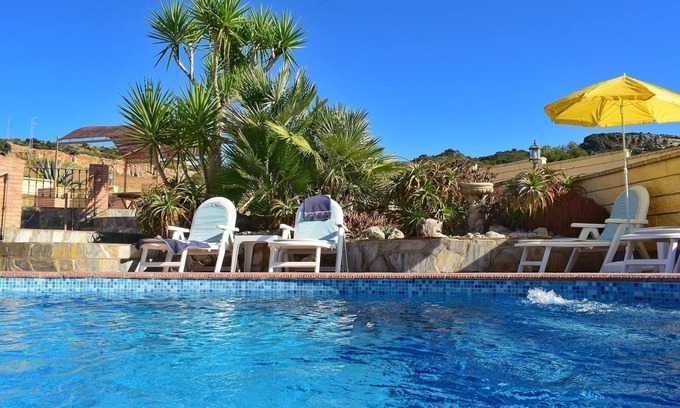 Pruna Villa | Villa 'Casa Picasso with Private Pool' with Mountain View, Wi-Fi and Air Conditioning