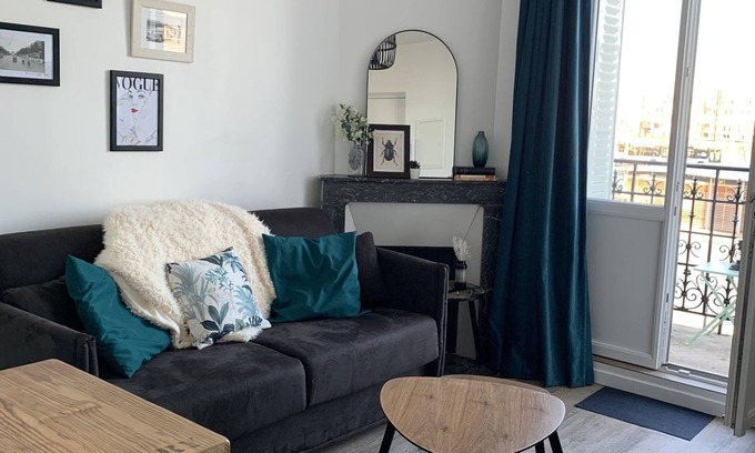 Juvisy-sur-Orge Apartment | VILLA GABI:Appart'T2 Musée d'Orsay-10'Paris, ADP Orly
