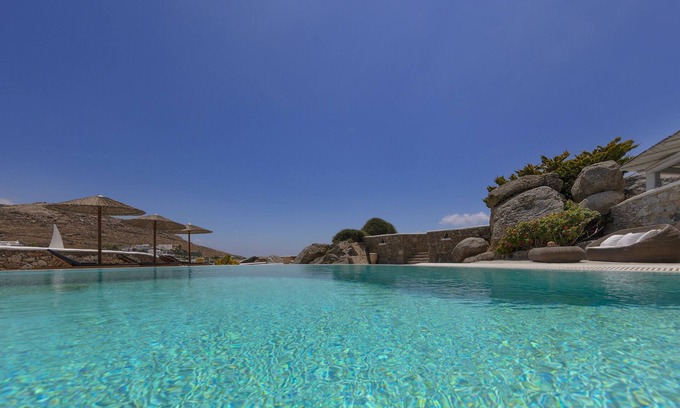 Kalafatis Villa | Villa in Mykonos With Sea View and Pool