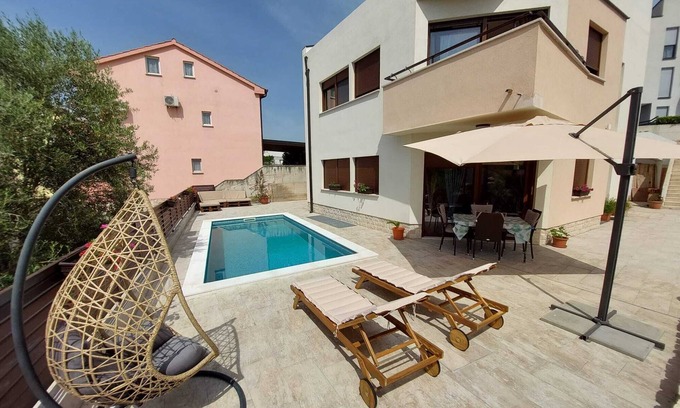 Krk Villa | Villa Ira with pool, family-friendly, WiFi, parking, pets allowed