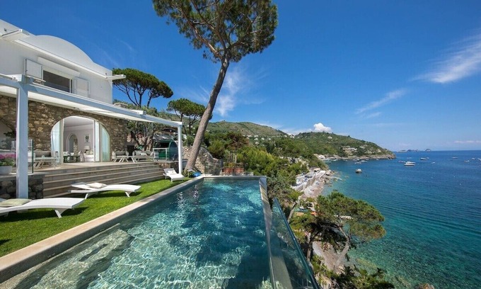 Nerano Villa | Villa Jeranto on the sea with infinty pool