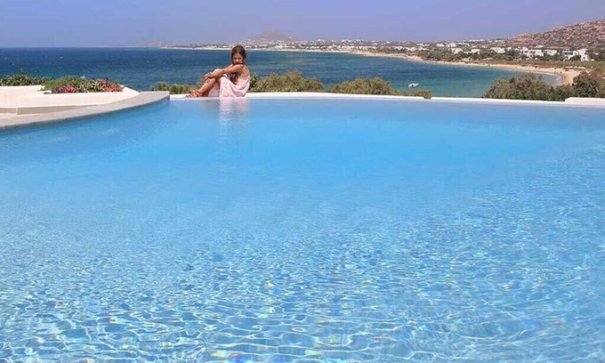 Maragas Villa | Villa Meadow 5 pax Private Infinity Pool Beach Hotel Villa Paradise Naxos