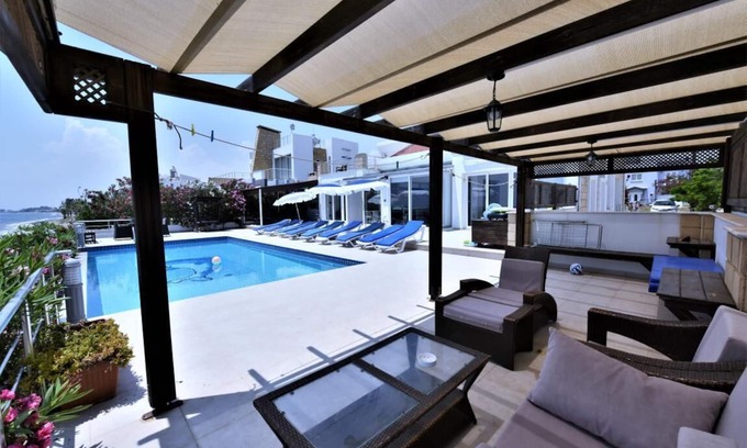 Bogaztepe Villa | Villa Moonlight On Beautiful Beach w/Private Swimming Pool & Magnificent Views