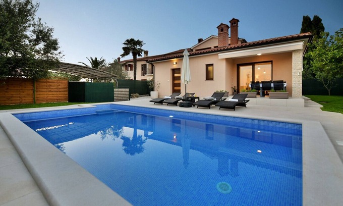 Galizana Villa | Villa Natali with private pool and kids playground near Fažana