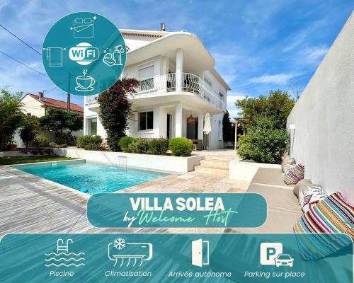 Beziers House | Villa Solea, piscine et Méditerranée Titre fr