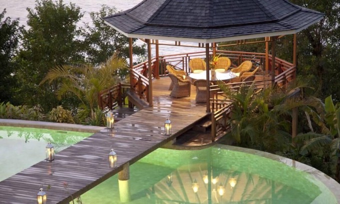 Marigot Bay Villa | Villa Susanna in Marigot Bay by Personal Villas - Landscaped Gardens and Private Patio with Jacuzzi
