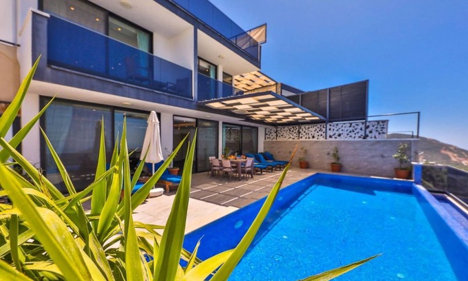 Bezirgan Villa | Villa with Pools, Jacuzzi and Sauna in Kalkan