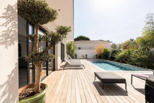 Cap d'Agde House | Villa Yuna Heated Swimming Pool Beach