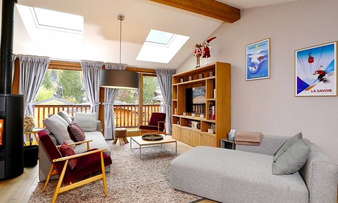 Le Praz House | Village house in the heart of Praz with sauna and garage