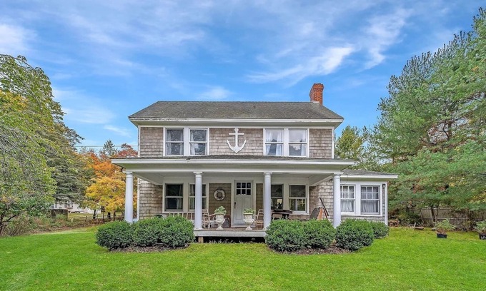 Noyack Other | Vintage Charm: Farmhouse w/ Yard & Near Vineyards