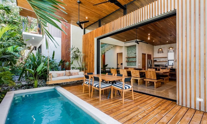Playa Guiones Villa | Walk to surf from this Designer's Home Villa