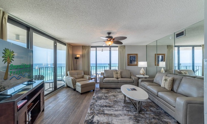 Panama City Beach Condo | Watch The Pelicans Soar @ Pelican Watch 3-814! Stunning 180° Views of the Emerald Coast!