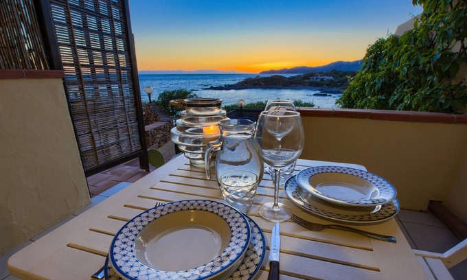 San Stefano Apartment | Water front Flat with terraces and with an amazing view over beach, bay, sunset