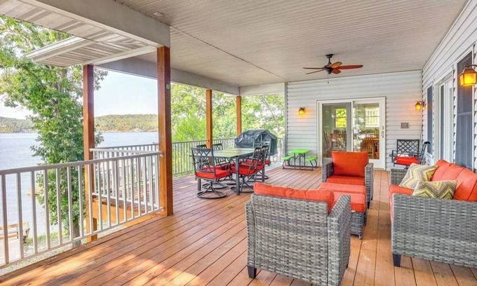 Lake of the Ozarks House | Water-View Deck! Family Home on Lake of the Ozarks